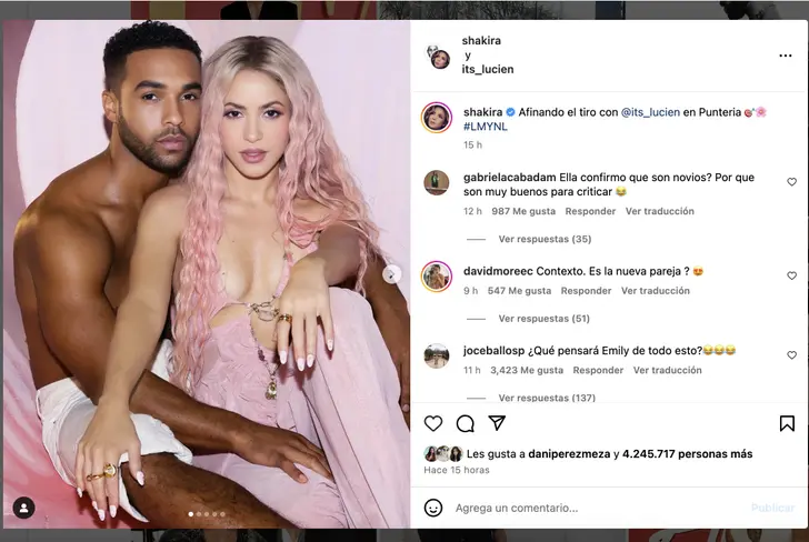 Vía Instagram Shakira