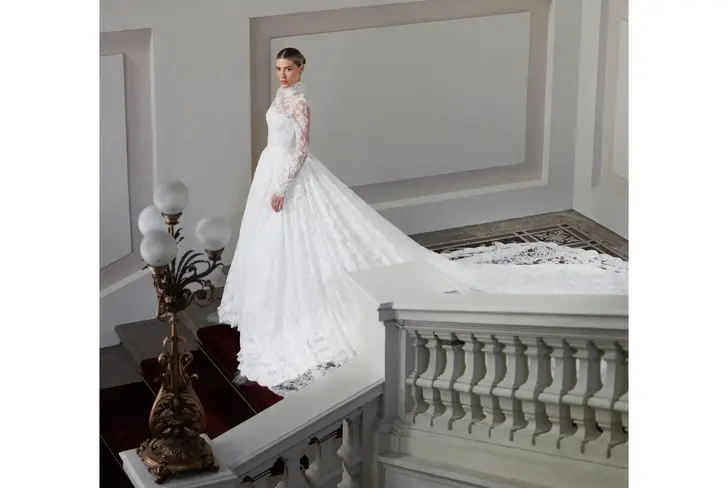 Michelle Salas y su vestido de novia