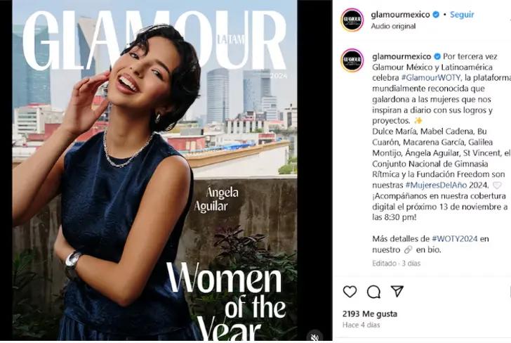 Publicación de la revista Glamour