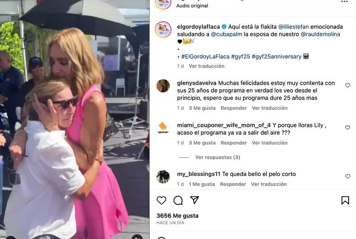 Vía Instagram 'El Gordo y la Flaca'