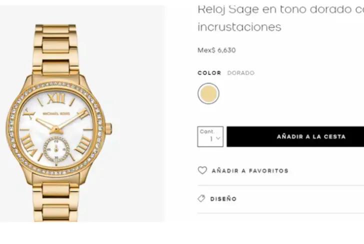 Página web de Michael Kors