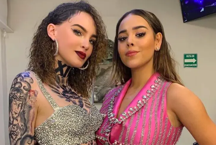 Danna Paola y Belinda. (Foto: Infobae)