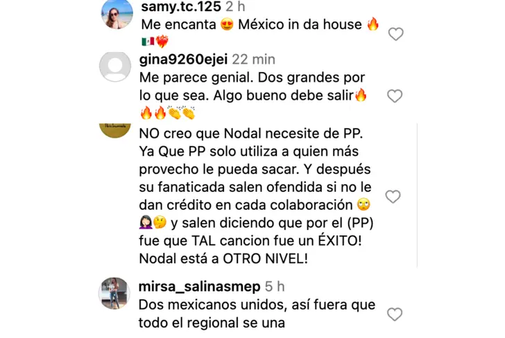 Opiniones vía Instagram