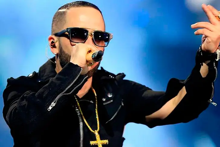 Yandel en concierto. Foto (El popular)