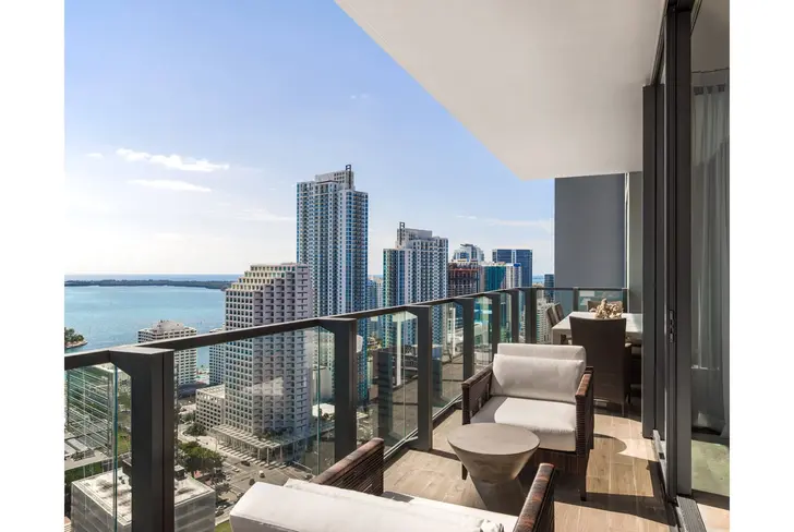 Imagen de referencia desde la terraza del Rise Brickell City Center