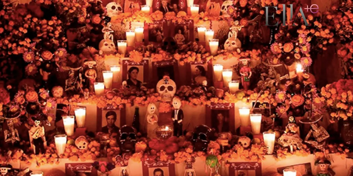 Altar de Día de muertos (Foto: Grupo Mausoleos)