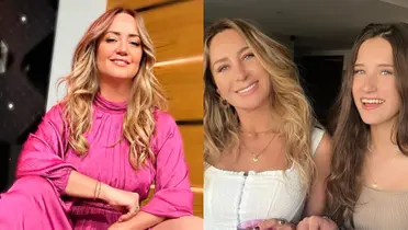 Andrea Legarreta, Geraldine Bazán y su hija Elissa Marie