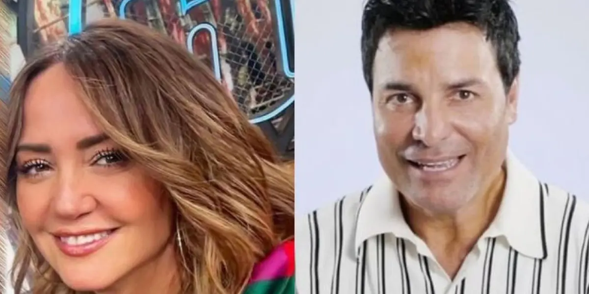 Andrea Legarreta y Chayanne. (Foto: La Sabrosita)