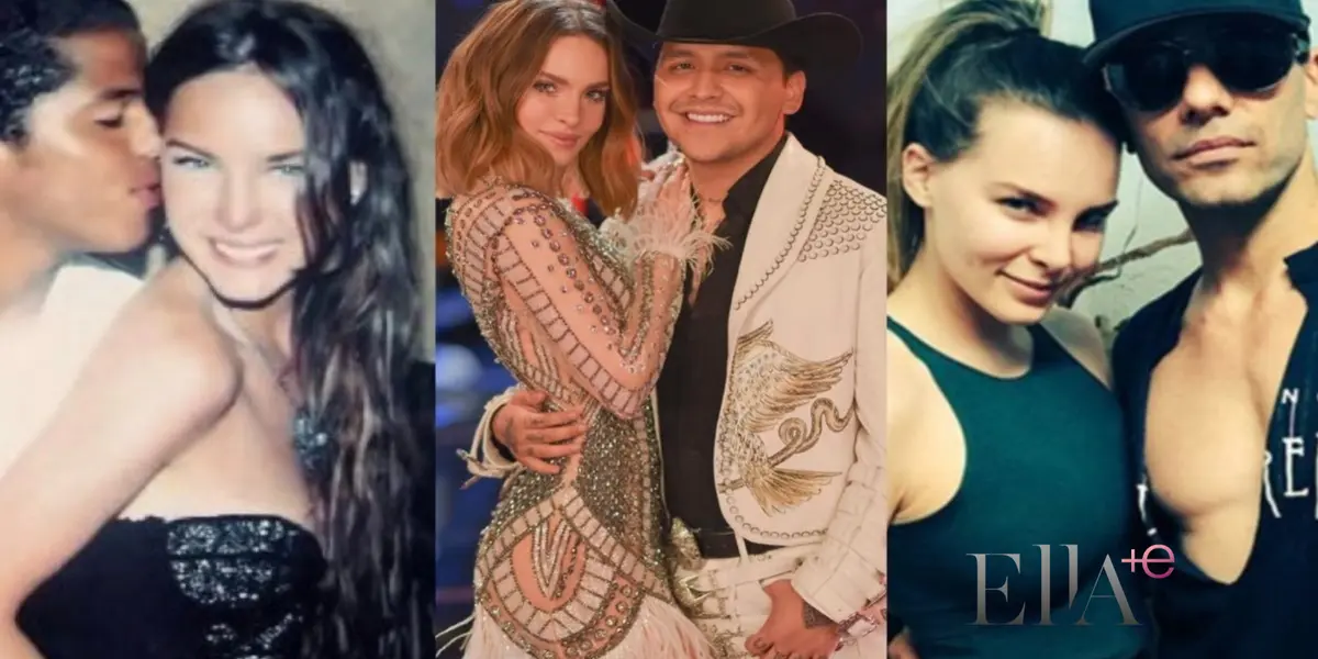 Belinda y sus ex parejas. (Foto: Cultura colectiva)