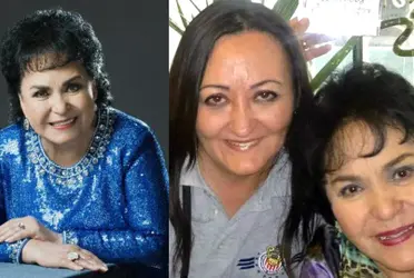 Carmen Salinas y su hija María Eugenia Plascencia