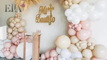 Decoración 'Mi Bautizo' / Foto:  Etsy