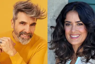 Diego Verdaguer y Salma Hayek