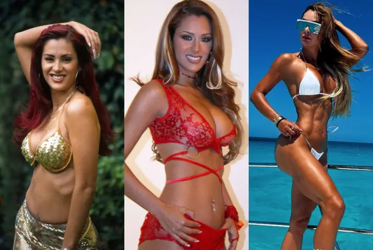 Antes y después de Ninel Conde.&nbsp;