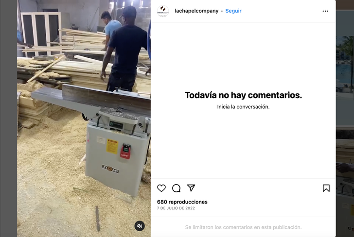 Vía Instagram Lachapel Company