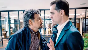 Eugenio Derbez y Pedro Alonso en "El Juicio" (Foto: Glamour)