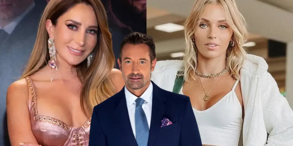 Geraldine Bazán y Gabriel Soto junto a Irina Baeva (Foto: TV Notas)