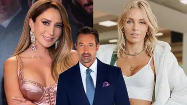 Geraldine Bazán y Gabriel Soto junto a Irina Baeva (Foto: TV Notas)