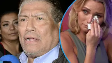 Juan Osorio e Irina Baeva llorando (Foto: MSN)