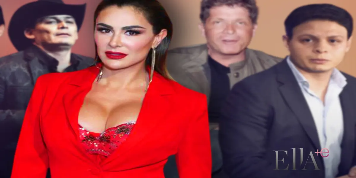 Ninel Conde y sus parejas. (Foto: Univisión)