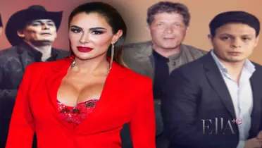 Ninel Conde y sus parejas. (Foto: Univisión)