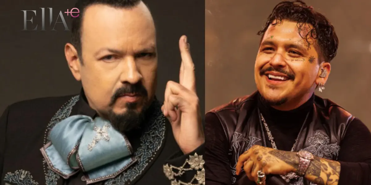 Pepe Aguilar y Christian Nodal. (Foto: Byfunky)