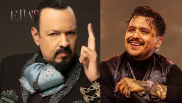 Pepe Aguilar y Christian Nodal. (Foto: Byfunky)