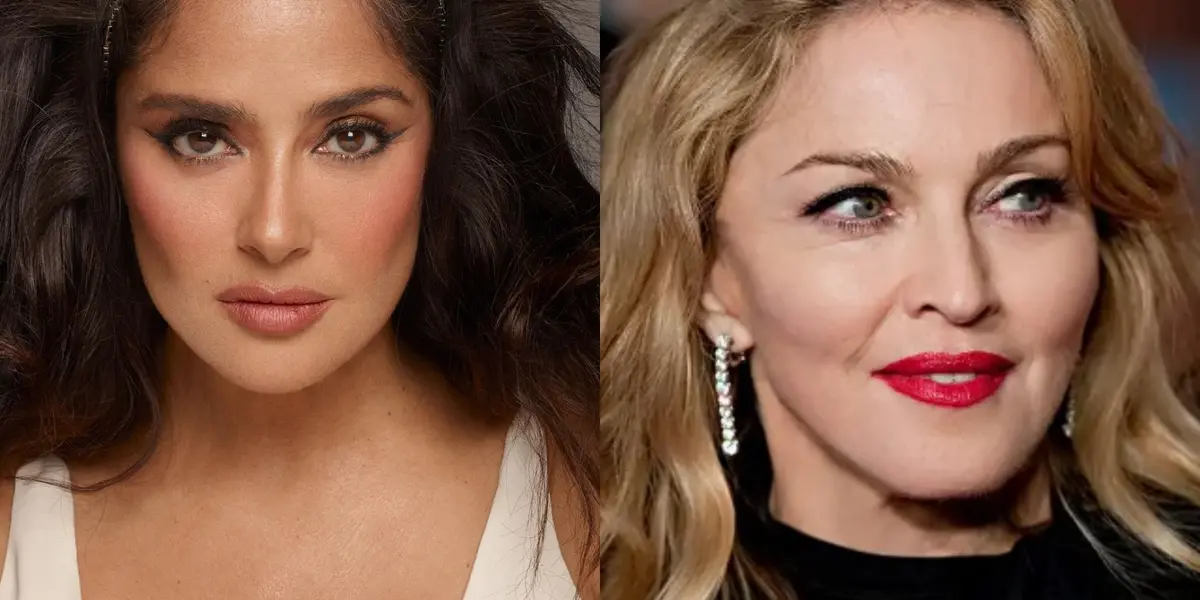 Salma Hayek y Madonna